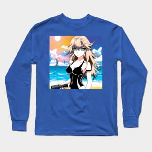 Anime Girl Endless Summer Long Sleeve T-Shirt